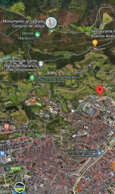 Atico Mirador Del Naranco, Parking Gratuito, Wifi, Zona Residencial Apartment Oviedo Luaran gambar